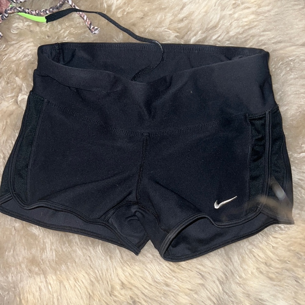 Black Nike spandex shorts